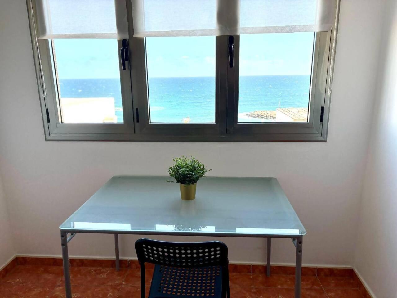 Playa Azul Amplio Y Luminoso Con Vistas Al Mar Apartment Pozo Izquierdo Bagian luar foto