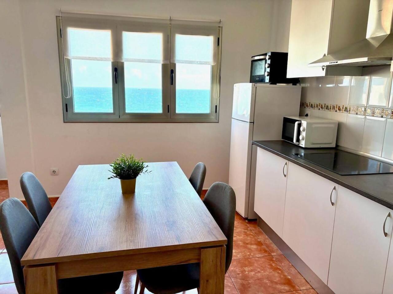 Playa Azul Amplio Y Luminoso Con Vistas Al Mar Apartment Pozo Izquierdo Bagian luar foto