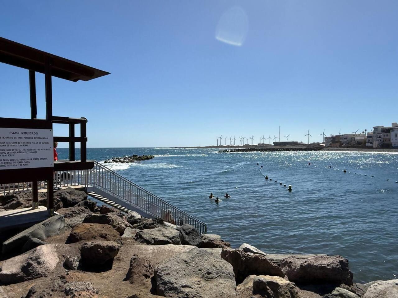 Playa Azul Amplio Y Luminoso Con Vistas Al Mar Apartment Pozo Izquierdo Bagian luar foto