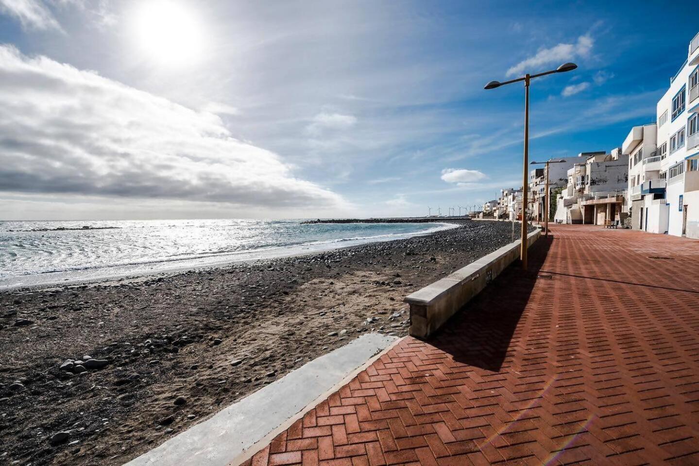 Playa Azul Amplio Y Luminoso Con Vistas Al Mar Apartment Pozo Izquierdo Bagian luar foto